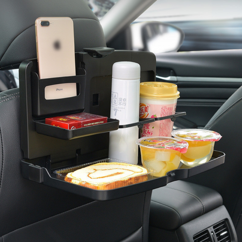 Foldable Multifunctional Car Food Tray Holder