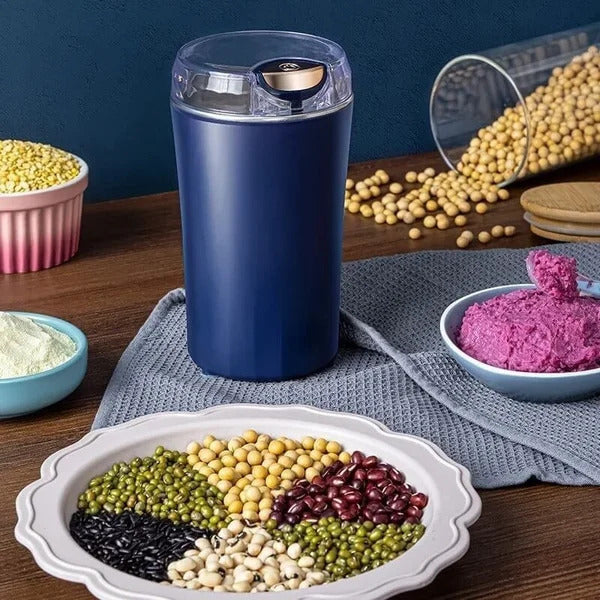 Mini Electric Grinder for Peanuts, Soy Beans, Garlic, Chili, Rice, Coffee, Pepper, etc.