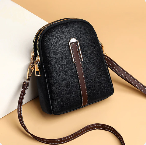 High-grade women's leather bag Korean l Suitable for work, going out, traveling
