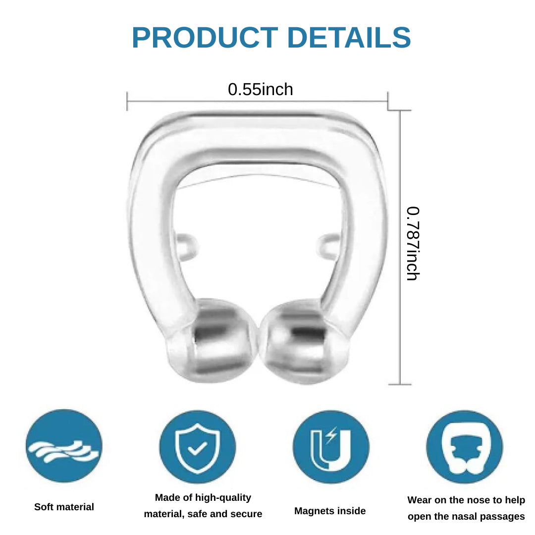 Magnetic Anti Snore Stop Snoring Nose Clip | Solution Aid Antisnoring For Sleeping