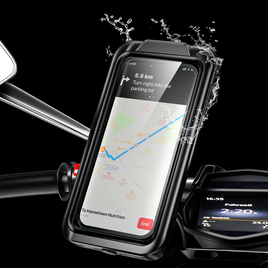 Waterproof 360° Rotation Motorcycle Phone Holder