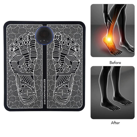 EMS FOOT MASSAGER MAT | Reduce pain | Relax at home | Relieve pressure on legs