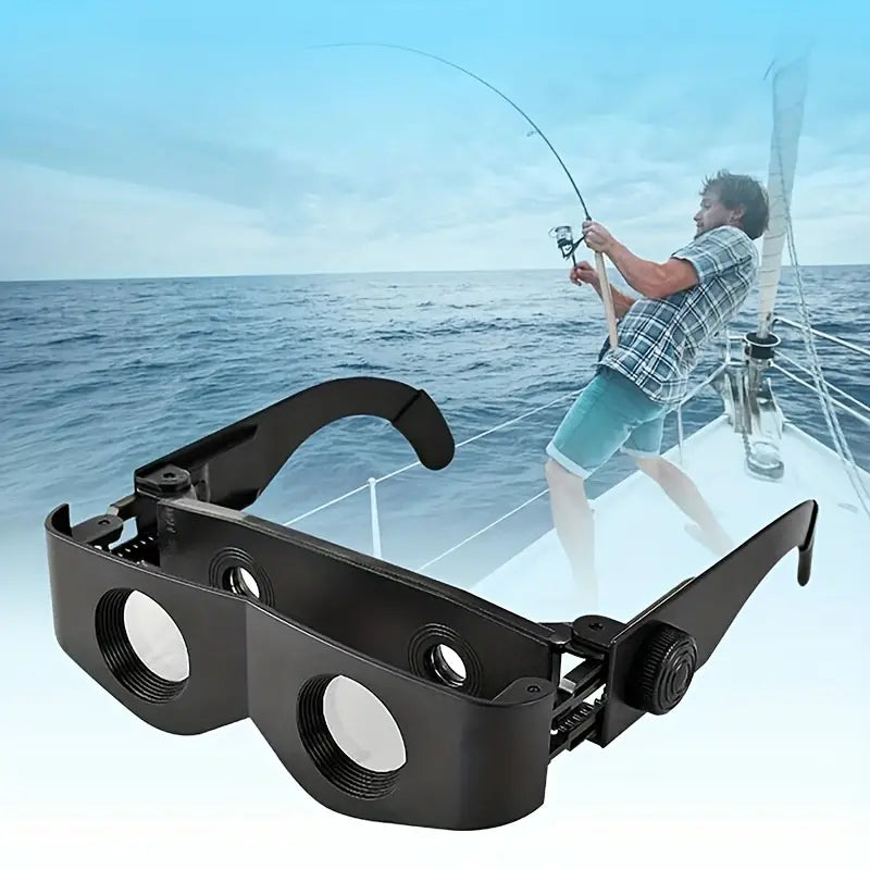 HD Magnifying Glass, Double-Layer Binoculars, Night Vision, For Fishing & Sight-Seeing