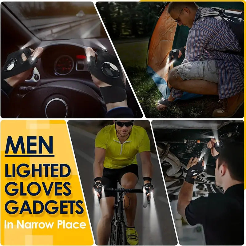 Flashlight LED Gloves - Bright And Convenient Working