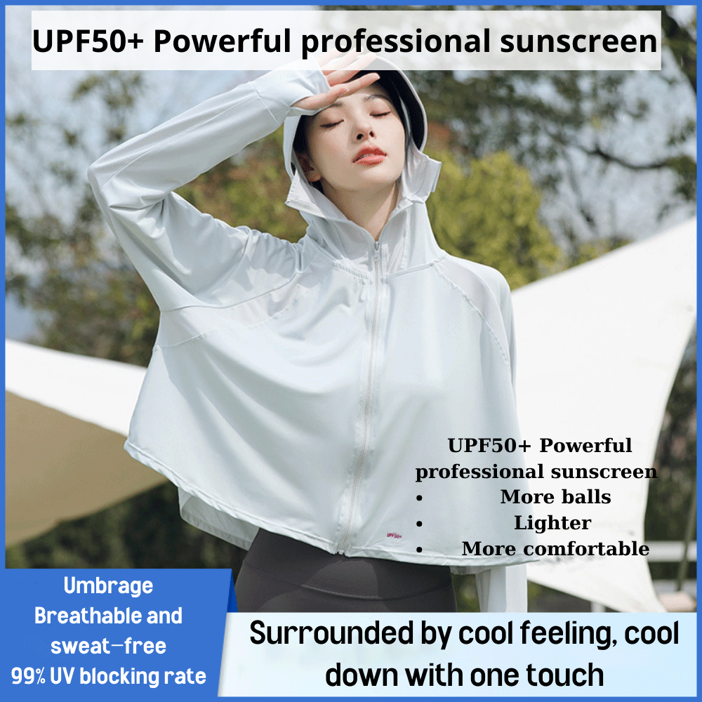 UV Protection Women Cooling Sunscreen Clothes