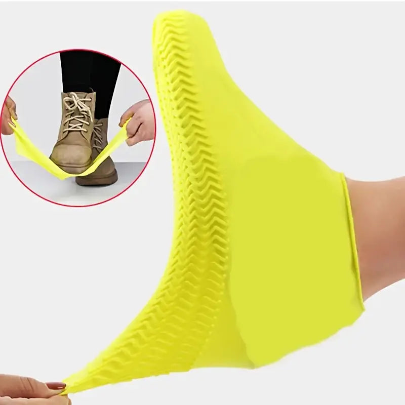 Unisex Waterproof Rain Boot Shoes Cover When Traveling Outdoors