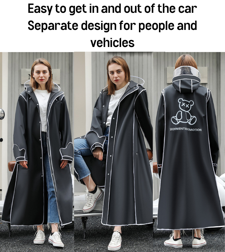 Fashionable Unisex Full Body Raincoat